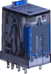 Finder 55.34.9.024.209 - minirelais 4 wissel 7a/250v