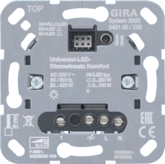 Gira 540100 - System 3000 universeel leddimmer-basiselement Komfort