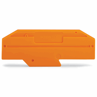 Wago 282-333 - Afsluitplaat 2 mm dik oranje