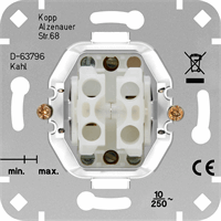 Kopp 503800002 - Sokkel wissel/wissel drukschakelaar