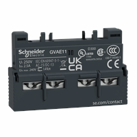 Schneider Electric GVAE11 - tesys gv2/3 - hulpcontactblok - 1no+1nc - voorzijde - set van 10 - schakelaar