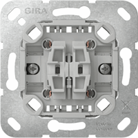 Gira 315500 - wissel drukcontact 2-voudig basis (2 ingangen)