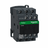 Schneider Electric LC1D12E7 - tesys d - contactor 3m - hc: m+v - ac-3<=440v 12a - stuurspanning: 48v