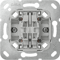 Gira 314700 - drukcontact 4-voudig maakcontact basiselement (nieuw model)