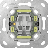 Gira 312200 - drukvlakschakelaar controle 2-polig Basiselement (nieuw model)