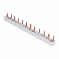 Elkutec - 00030712 - Aansluitkam pen 3-fase 4-Polig voor 3 aansluitingen 12x pen