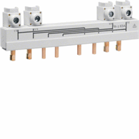 Hager HZC707 - doorverbindingsrail 20-40 a, 4-polig, voor him402/404