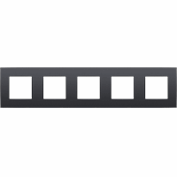 Niko 133-76005 - Afdekraam 5-voudig antraciet