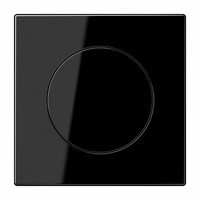 Jung LS1740SW - Afdekking draaidimmer LS range zwart