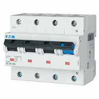 Eaton 211803 - installatie-automaat (mcb) az, c-kar., 80a, 3p+n, 20 ka