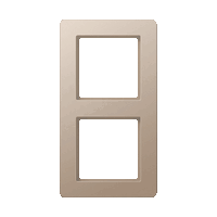 Jung AF582BFCH - Afdekraam A Flow champagne slagvast2-vdg