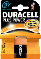 Duracell batterij mn1604 pluspower 6lr61 9volt